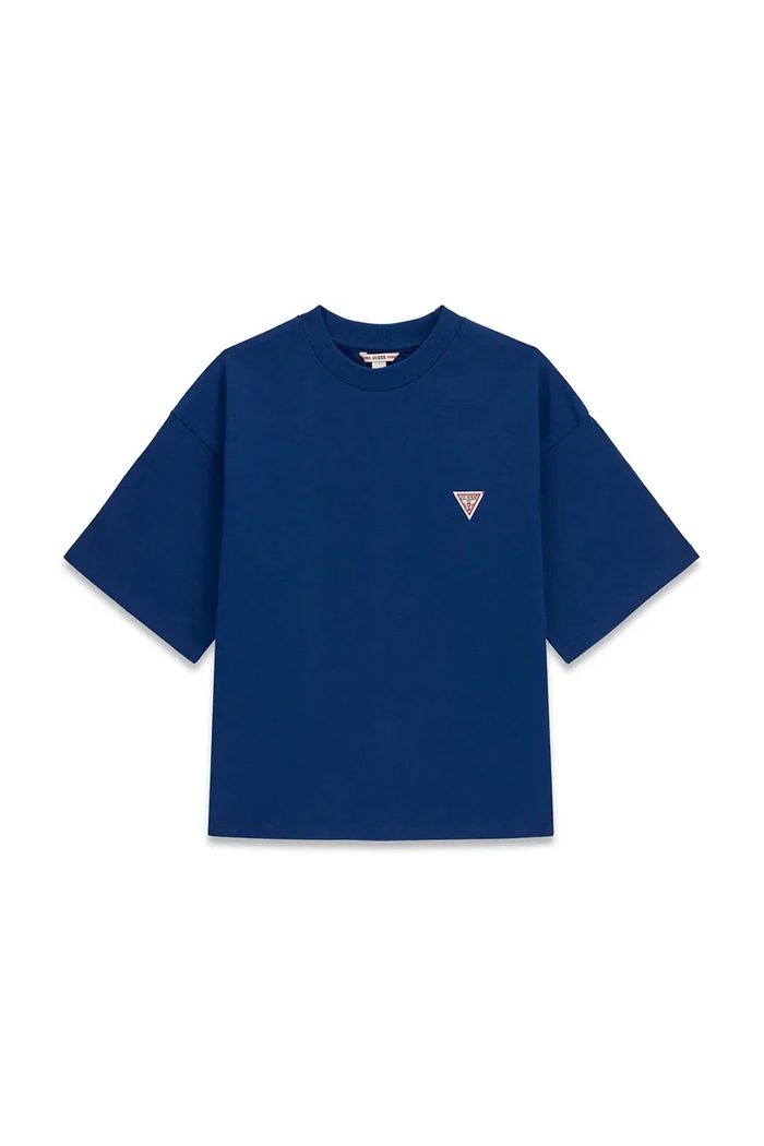 Guess T-shirt dziecięcy bawełniany niebieski L6BI38.K8019.9BY2