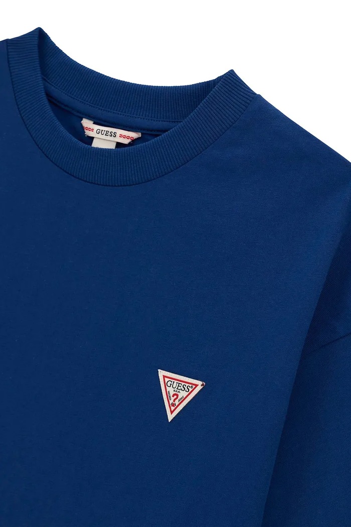 Chłopiec Guess T-shirt dziecięcy bawełniany L6BI38.K8019.9BY2 niebieski