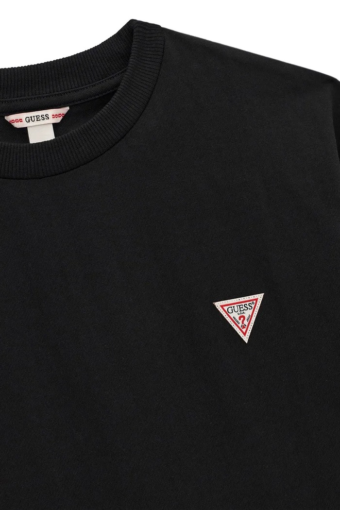 Chłopiec Guess T-shirt dziecięcy bawełniany L6BI38.K8019.9BY2 czarny