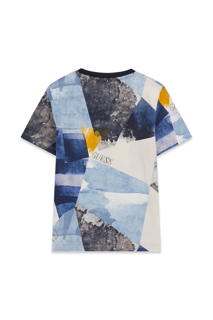 Guess T-shirt dziecięcy bawełniany L6BI17.K5743.9BY2 niebieski AW26