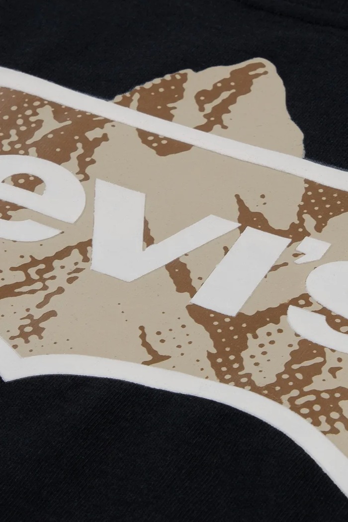 Αγορίστικα Levi's t-shirt παιδικό με βαμβάκι TALLEST PEAK BATWING TEE 9ER922 μαύρο
