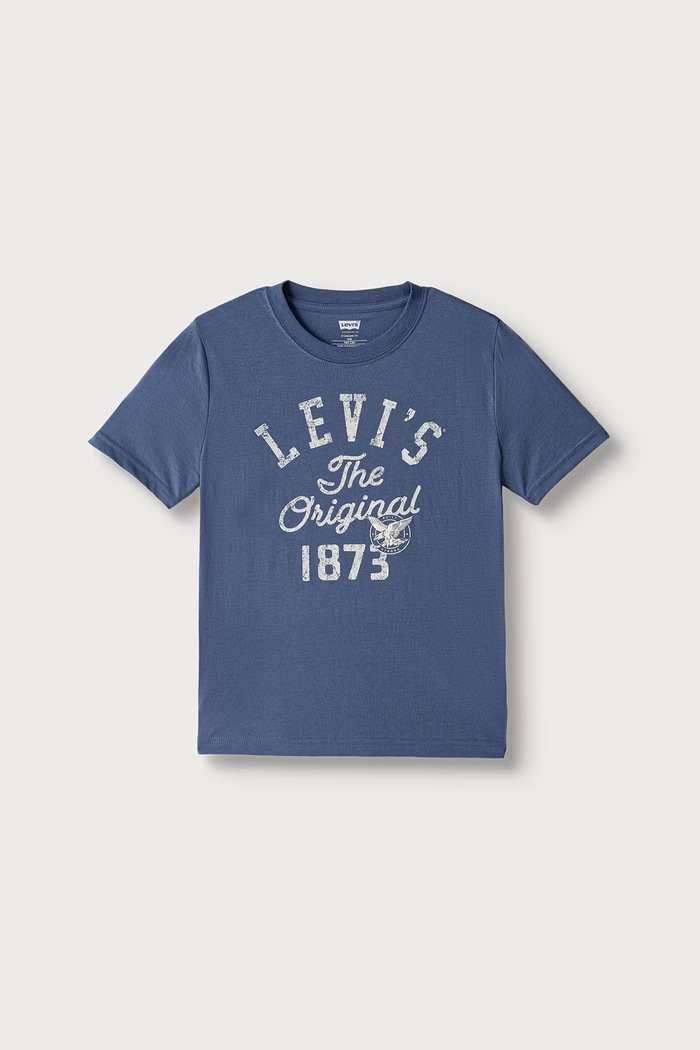 Levi's T-shirt dziecięcy THE ORIGINAL VINTAGE LOOK niebieski 9ER474