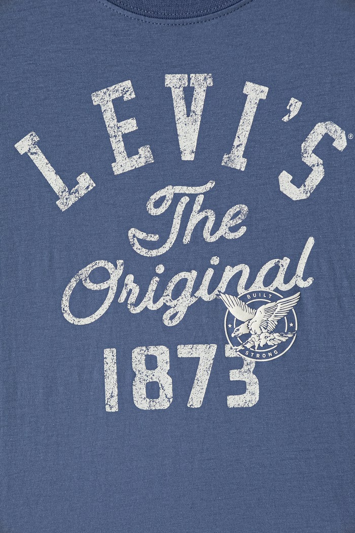 Chłopiec Levi's T-shirt dziecięcy THE ORIGINAL VINTAGE LOOK 9ER474 niebieski