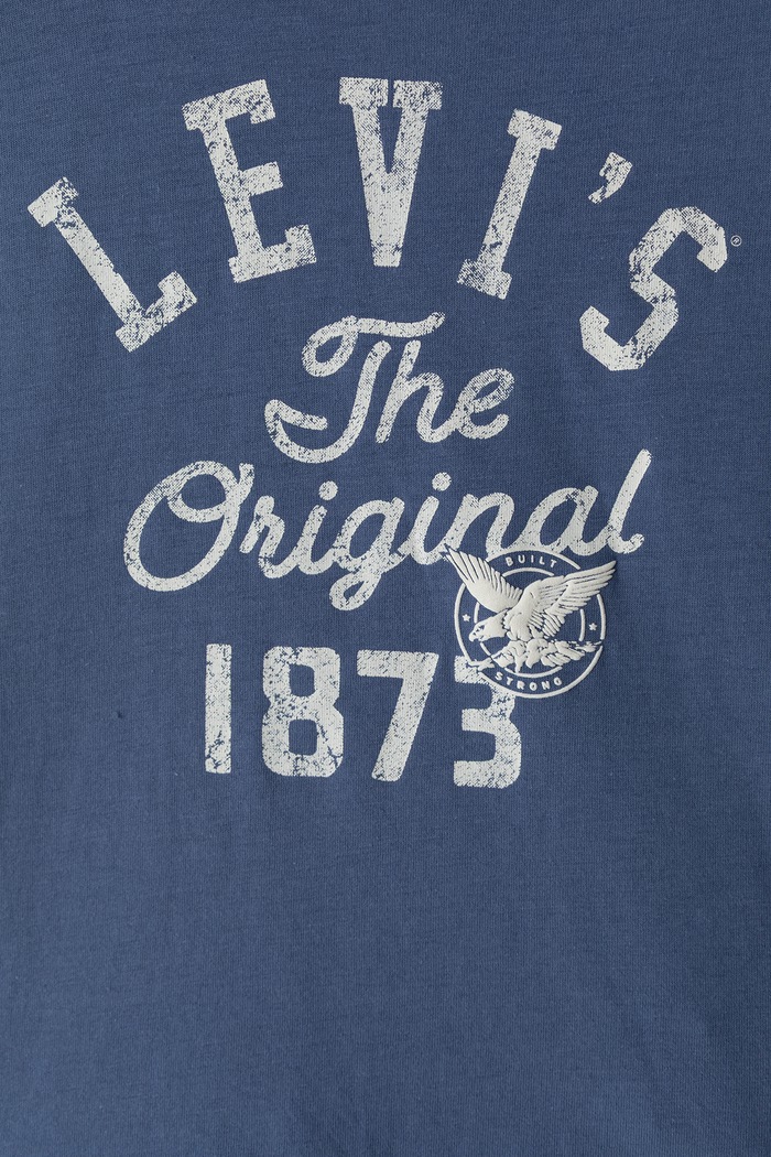 Dječaci Levi's Majica za djecu s pamukom THE ORIGINAL VINTAGE LOOK 8ER474 plava