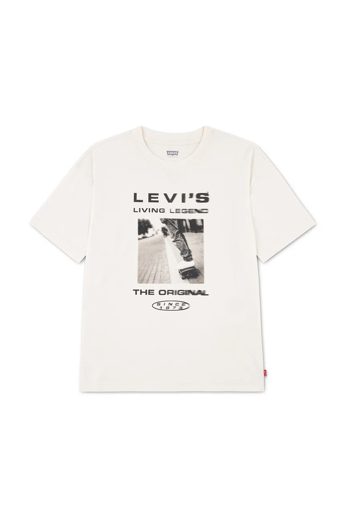 Levi's majica za djecu s pamukom SKATE LEGEND TEE bež 8ER468