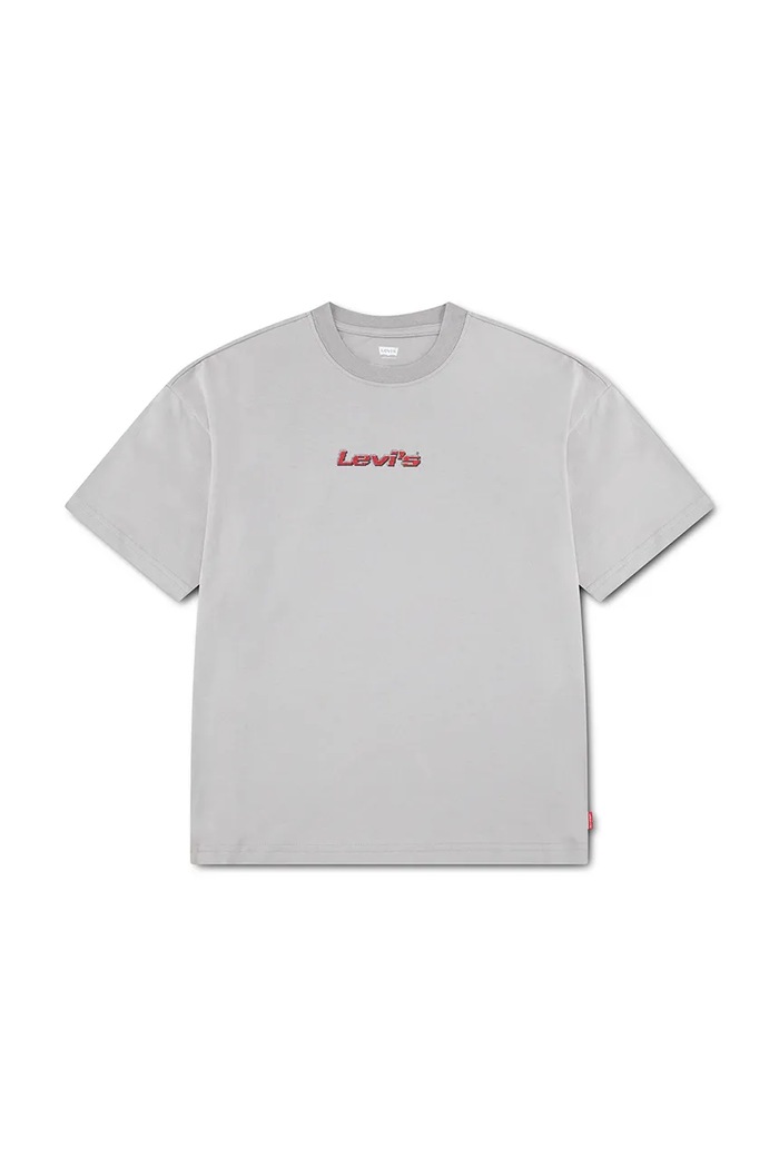 Levi's kratka majica otroška z bombažem PIXELATED BEAR TEE 9ER319 siva AW26