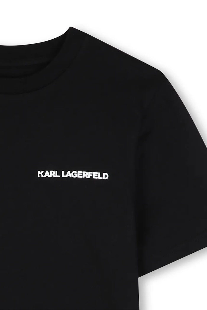 Karl Lagerfeld tricou pentru copii din bumbac pachet de 2 negru Z31469.114.150