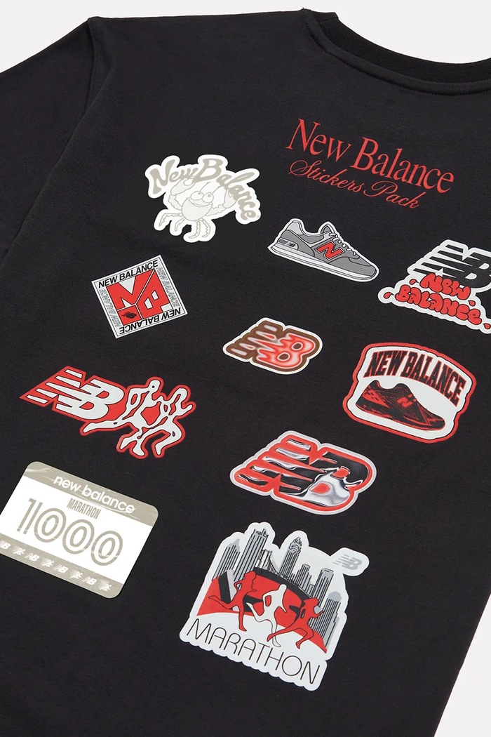 Chłopiec New Balance T-shirt dziecięcy bawełniany YT62W8OO czarny