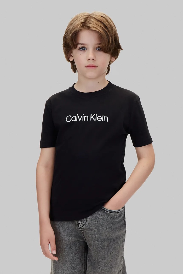 Calvin Klein Jeans Tricou pentru copii din bumbac LVCKTJI11U0GN.9BY2 negru AW26