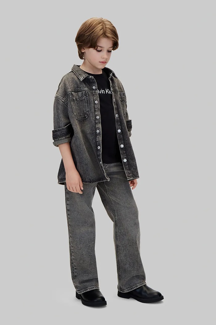 Calvin Klein Jeans Tricou pentru copii din bumbac LVCKTJI11U0GN.9BY2