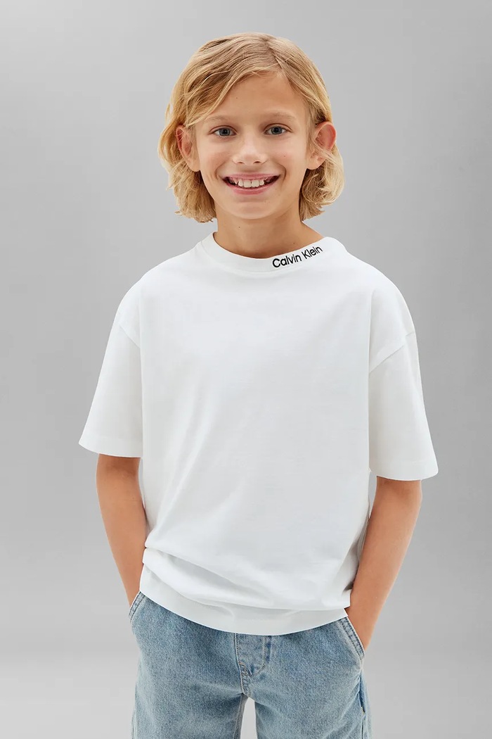 Calvin Klein Jeans T-shirt dziecięcy bawełniany 2-pack LVCKTJI18B.128.170.9BY2 czarny AW26