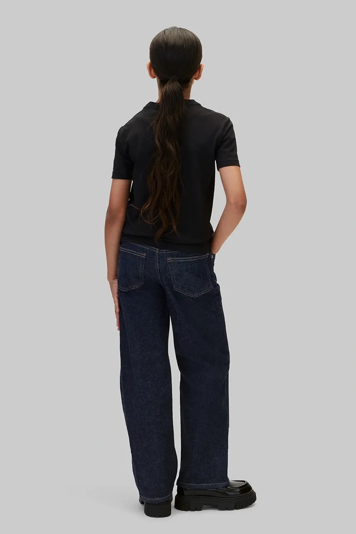 T-shirt dziecięcy bawełniany Calvin Klein Jeans LVCKTJA20UBEH.9BY2 czarny