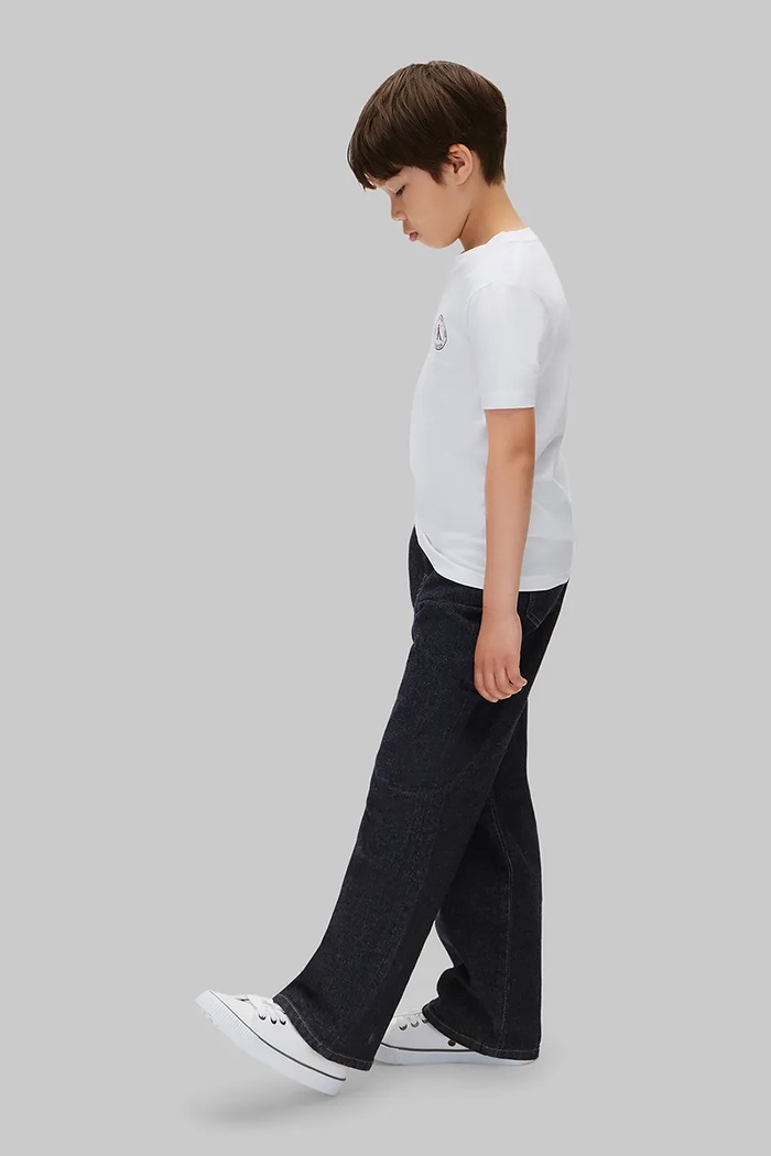 T-shirt dziecięcy bawełniany Calvin Klein Jeans LVCKFJA22B.9BY2 biały