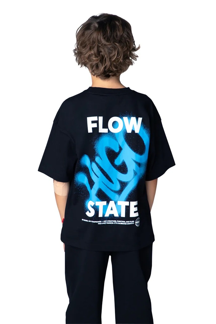 HUGO T-shirt dziecięcy bawełniany czarny G01244.162.174