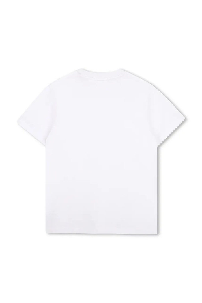 HUGO T-shirt dziecięcy bawełniany G01241.102.108 biały AW26