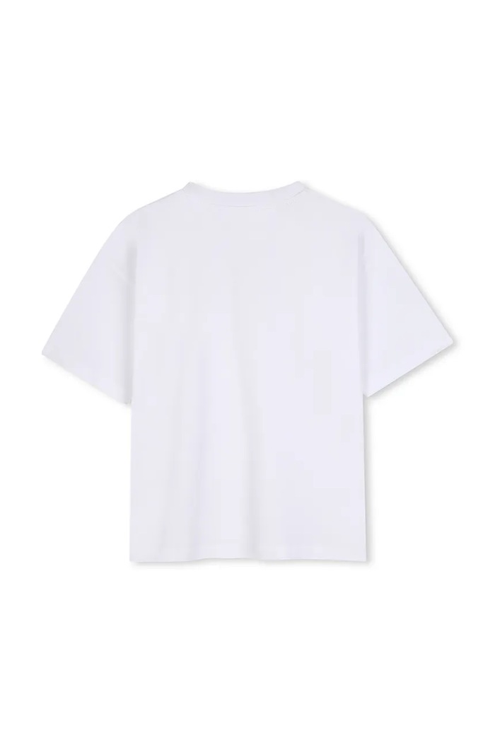 HUGO T-shirt dziecięcy bawełniany G01240.102.108 biały AW26