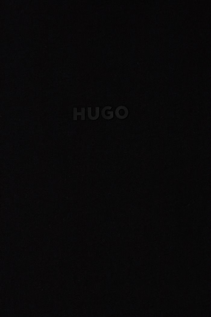 T-shirt dziecięcy bawełniany HUGO G01240.102.108 czarny