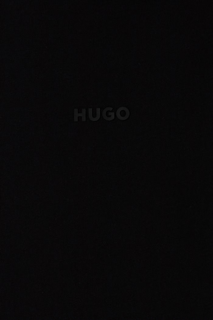 T-shirt dziecięcy bawełniany HUGO G01240.114.150 czarny