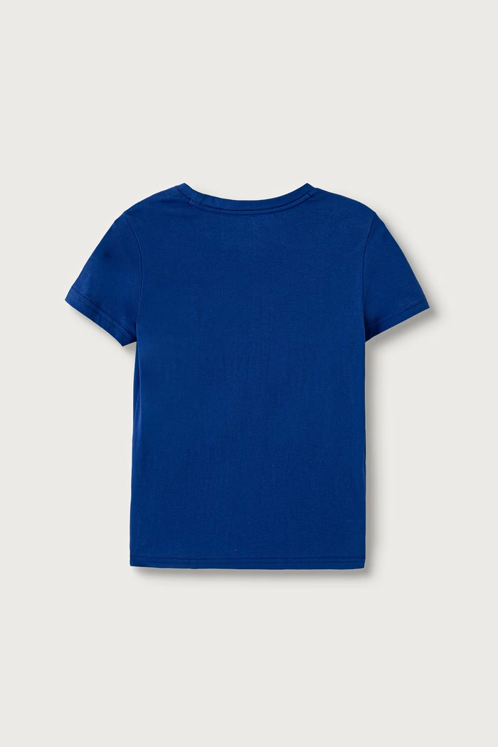 Tommy Hilfiger basic tričko detské bavlnené 2-pak UB0UB00310.9BY2 modrá