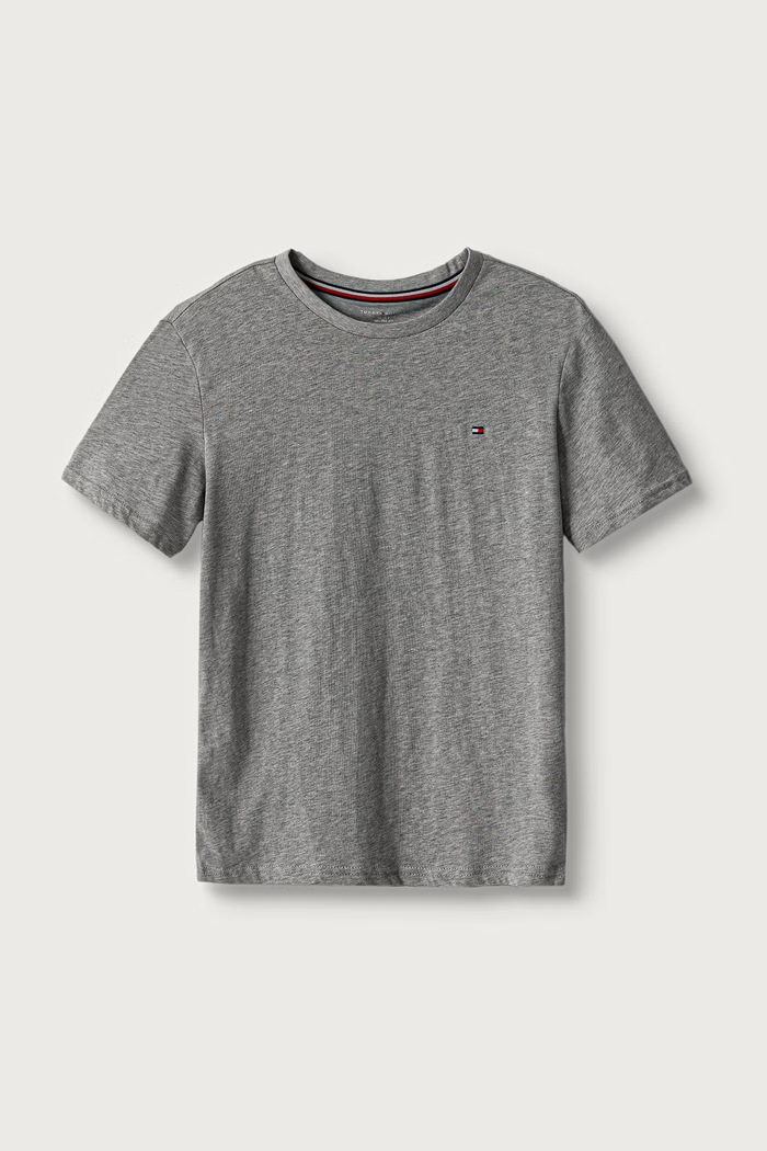 Tommy Hilfiger T-shirt basic dziecięcy bawełniany 2-pack UB0UB00310.9BY2 bordowy AW26