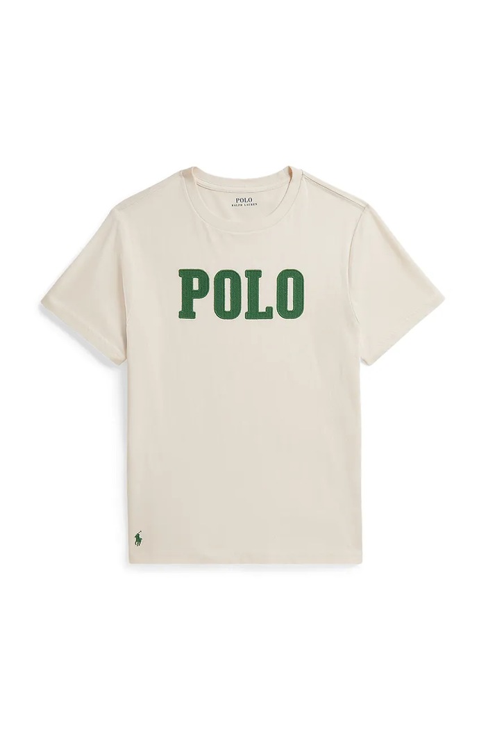 Polo Ralph Lauren Majica za djecu od pamuka 323B26988003 bež AW26