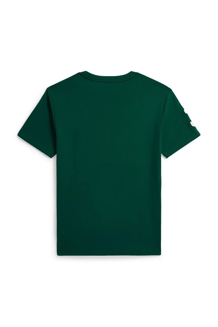 Polo Ralph Lauren kratka majica otroška bombažna 323832907509 zelena AW26