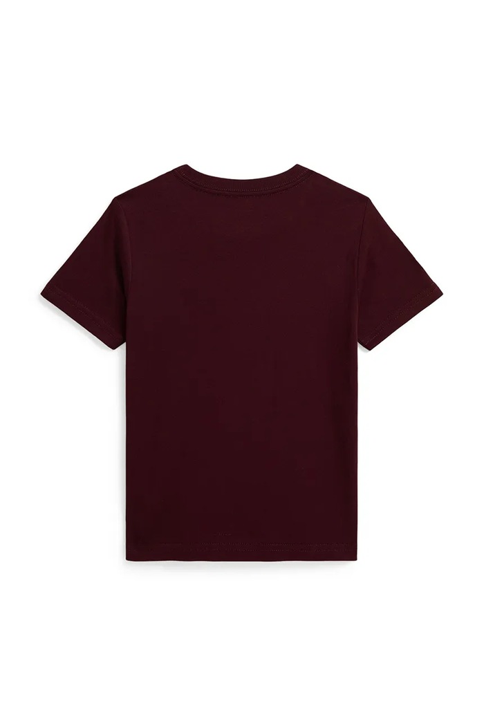 Polo Ralph Lauren тениска за деца от памук 322832907508 бордо AW26