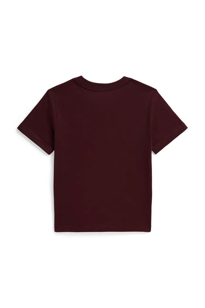 Polo Ralph Lauren t-shirt παιδικό βαμβακερό 322832904522 μπορντό AW26