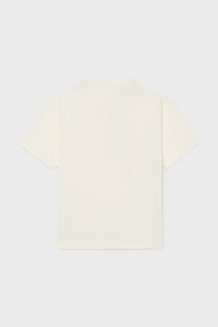 Mayoral футболка для детей из хлопка 7041.7C.Junior.9BY2 белый AW26