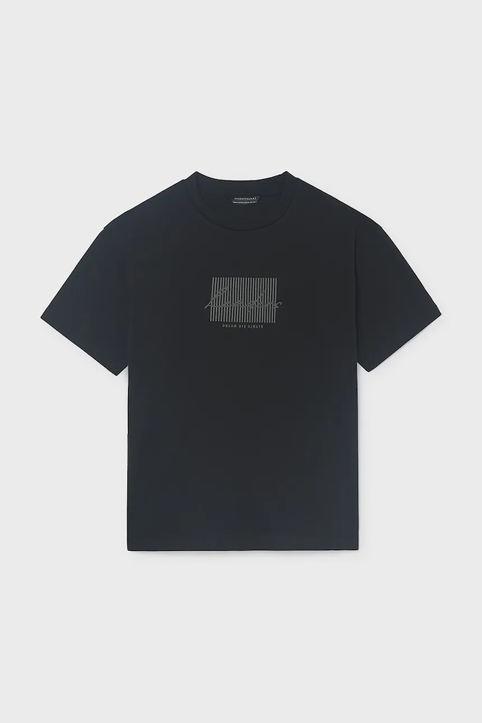 Mayoral T-shirt παιδικό βαμβακερό μαύρο 7041.7C.Junior.9BY2