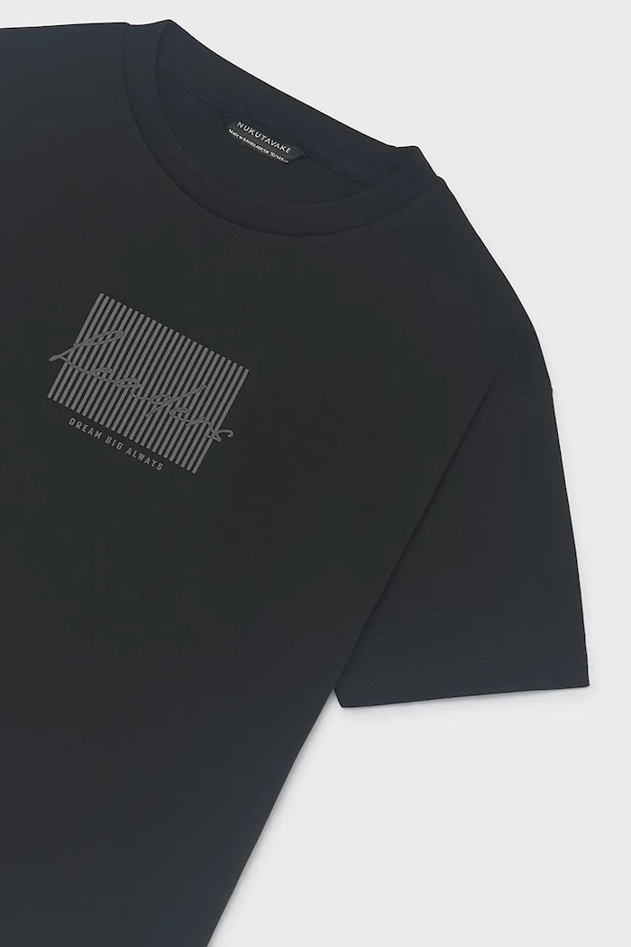 Αγορίστικα Mayoral T-shirt παιδικό βαμβακερό 7041.7C.Junior.9BY2 μαύρο
