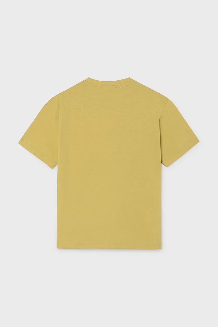 Αγορίστικα Mayoral T-shirt παιδικό βαμβακερό 7040.7A.Junior.9BY2 κίτρινο