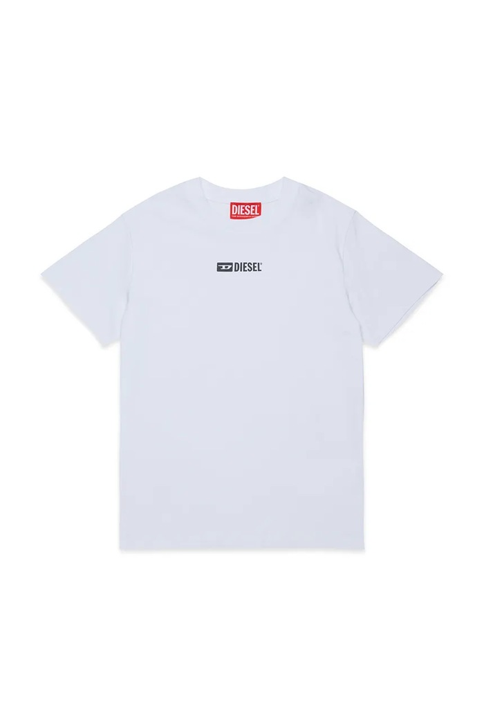 Diesel Gyerek pamut póló UTTER UW T-SHIRT fehér J03126.KYATR