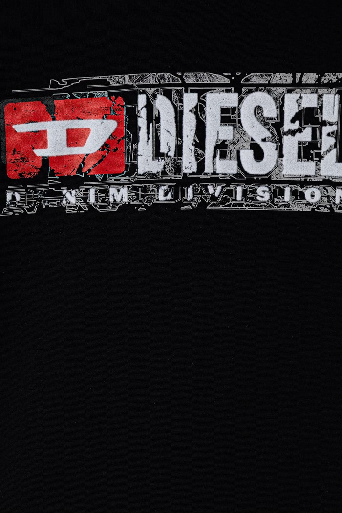 CHLAPEC Diesel tričko dětské bavlněné TLOMIX T-SHIRT J02976.00YI9 černá