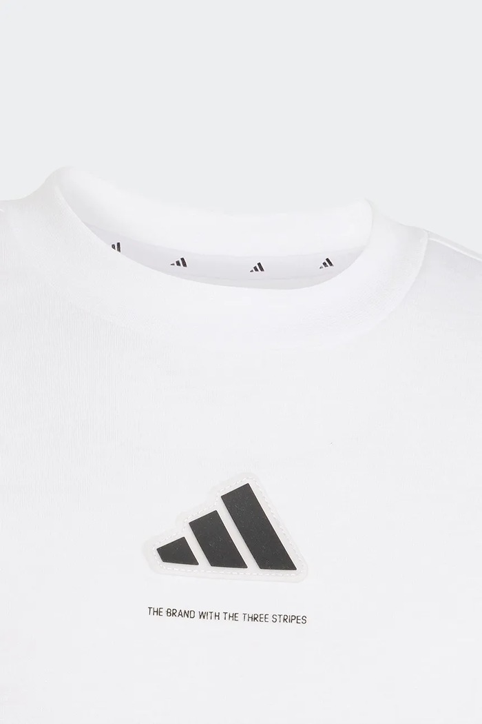 adidas футболка дитяча бавовняна білий KX2492