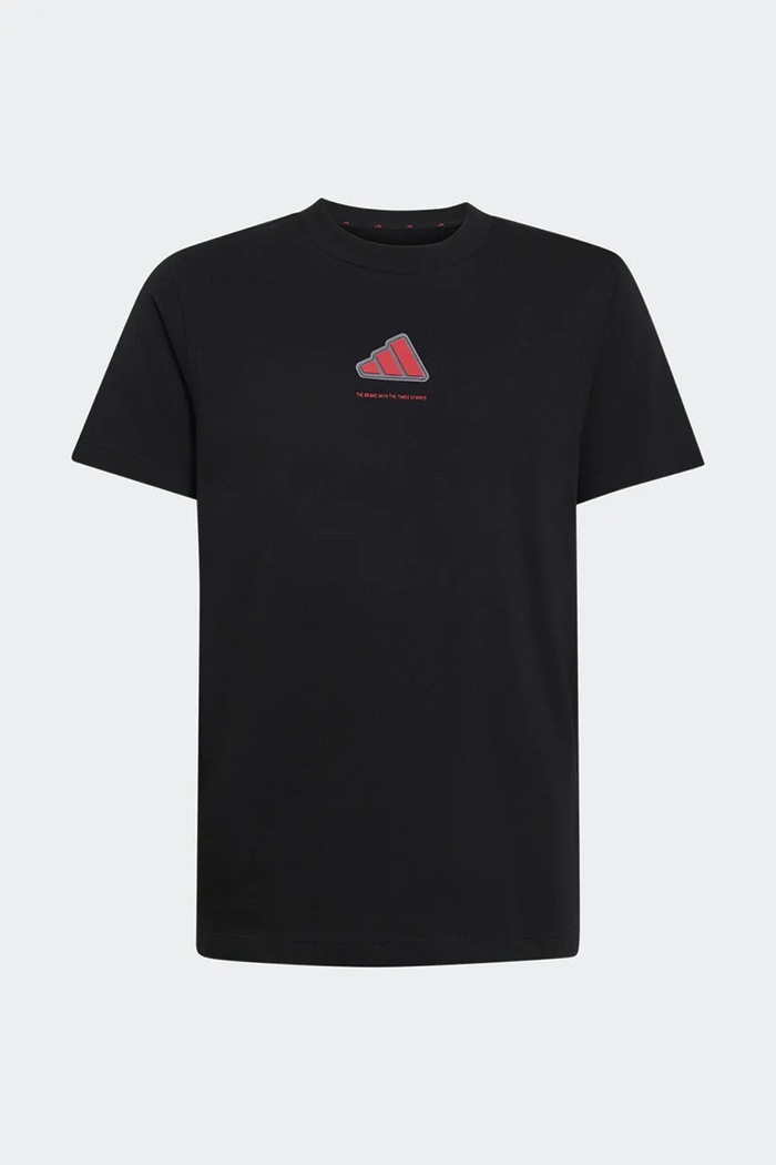 adidas tričko detské bavlnené čierna KX2491