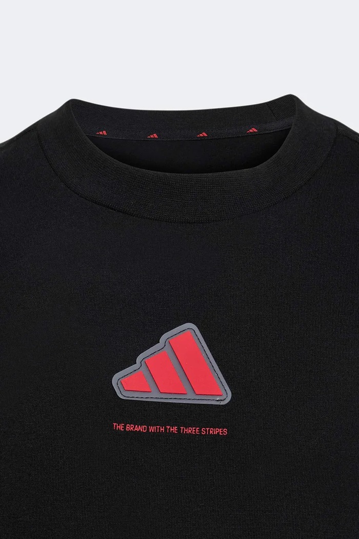 Chlapec adidas tričko detské bavlnené KX2491 čierna