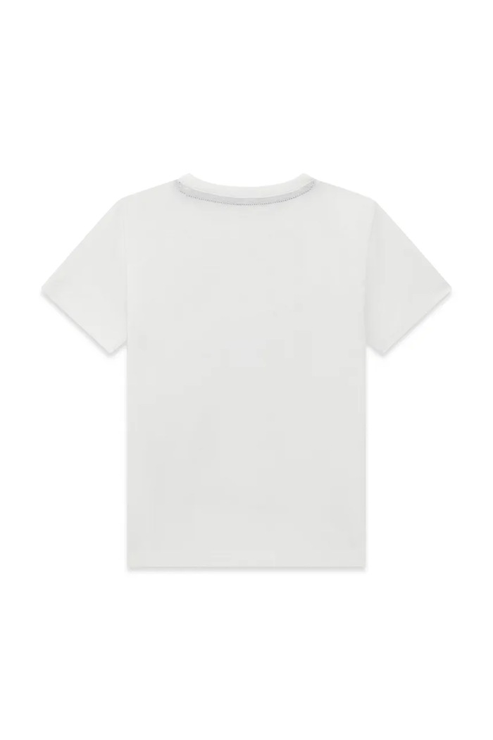 Guess T-shirt dziecięcy bawełniany N6YI05.K3792.9BY2 biały AW26