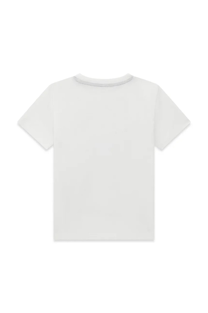 Guess T-shirt dziecięcy bawełniany N6YI05.K3792.9BY2 biały AW26