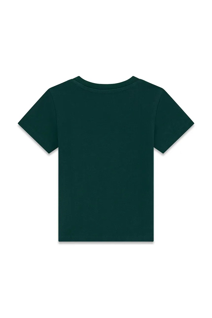Guess T-shirt dziecięcy bawełniany N6YI05.K3792.9BY2 zielony AW26