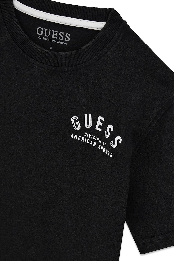 Băieți Guess tricou pentru copii, din bumbac L6YI36.K3790.9BY2 negru