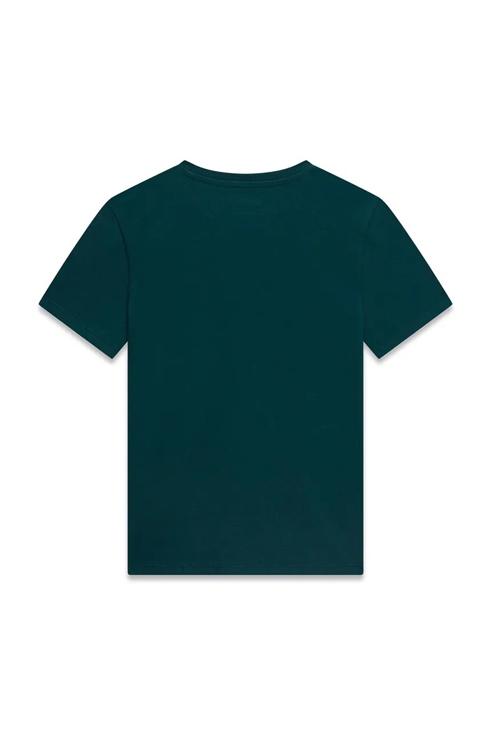 Guess T-shirt dziecięcy bawełniany L6YI25.K3764.9BY2 zielony AW26