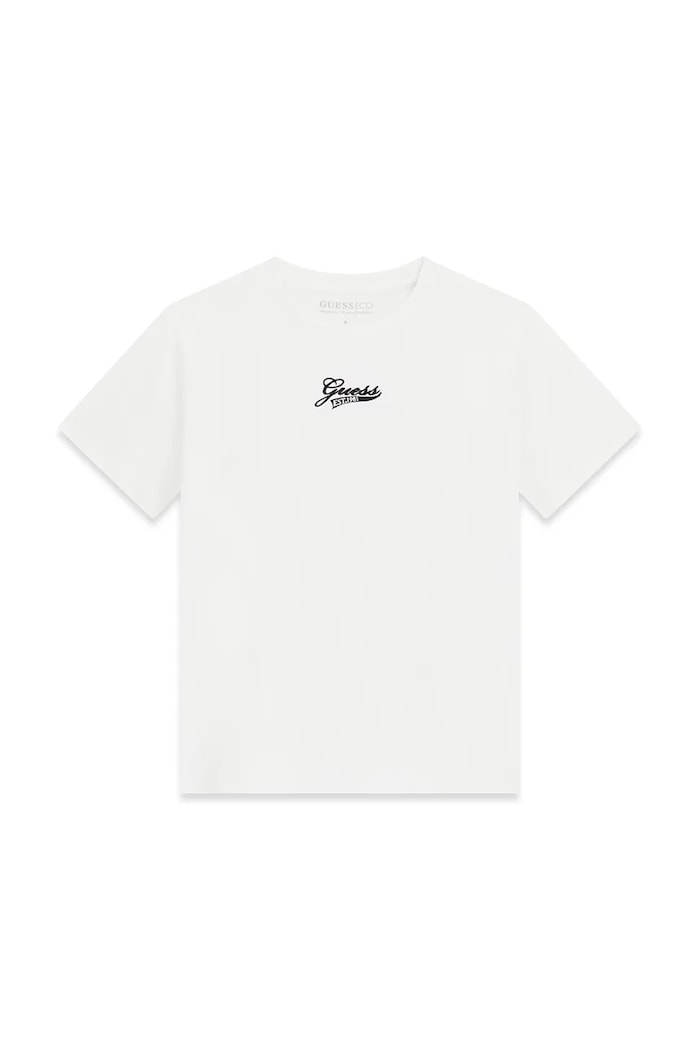Guess tricou pentru copii, din bumbac alb L6YI21.K3754.9BY2