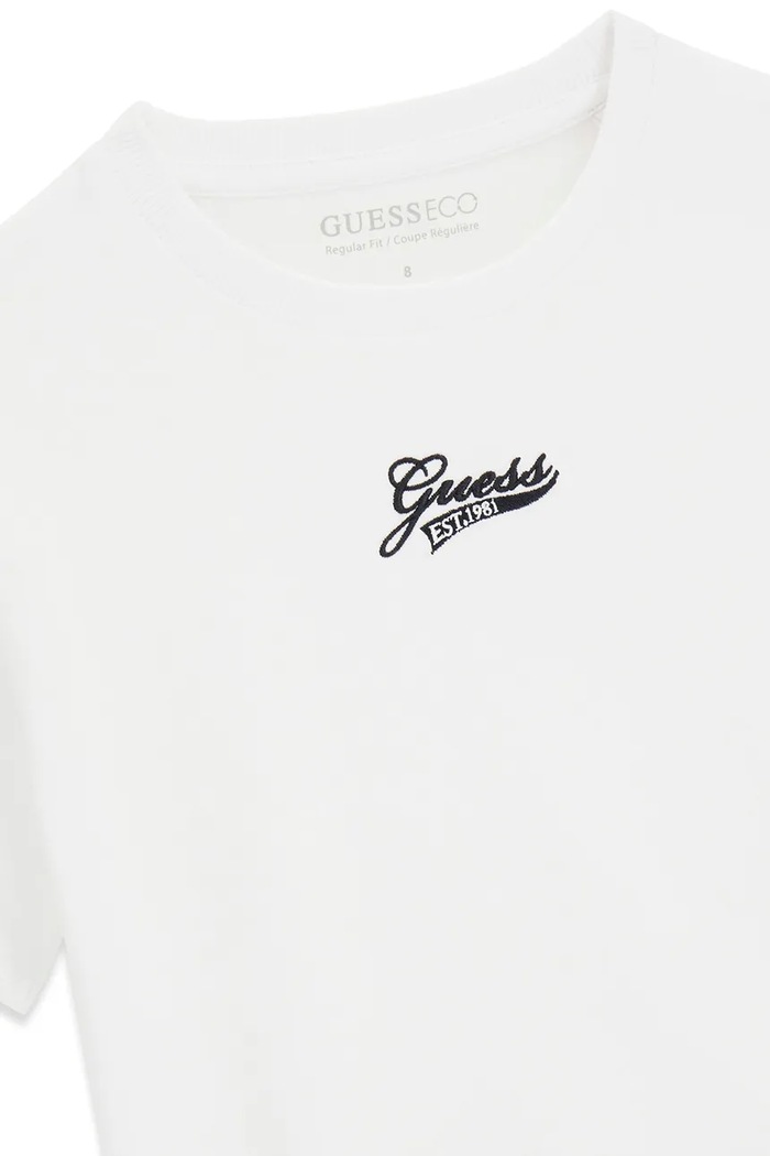 Băieți Guess tricou pentru copii, din bumbac L6YI21.K3754.9BY2 alb