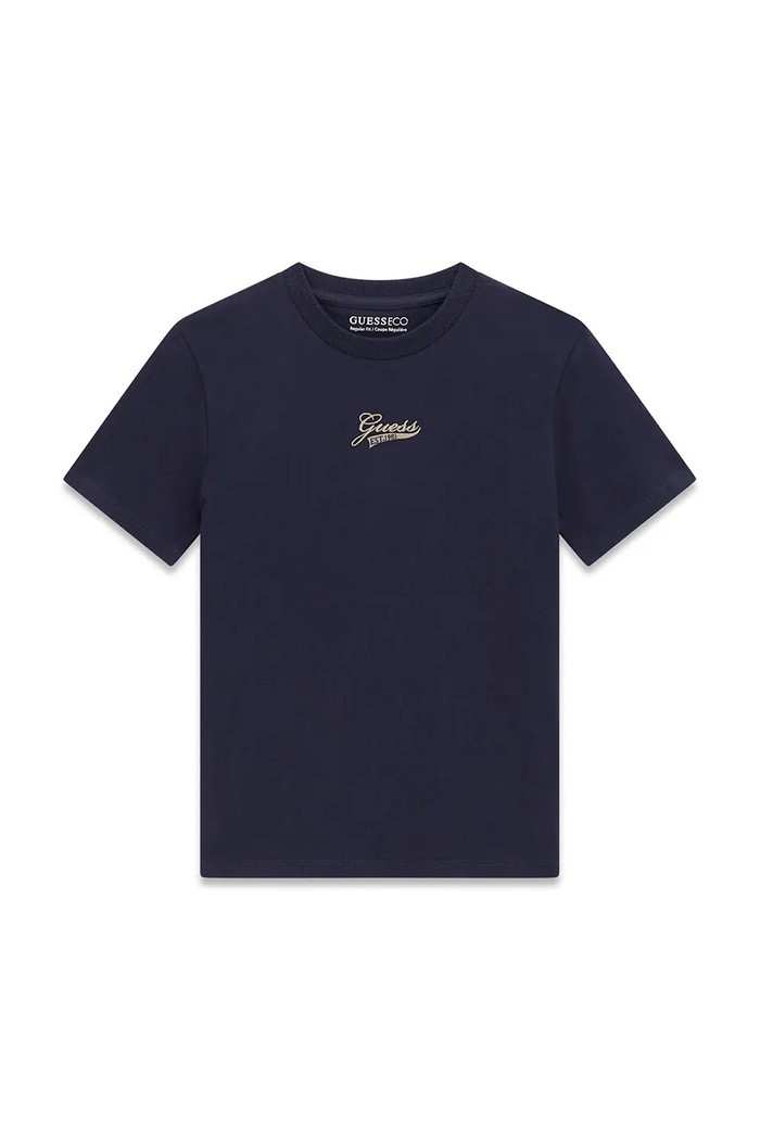 Guess tricou pentru copii, din bumbac bleumarin L6YI21.K3754.9BY2
