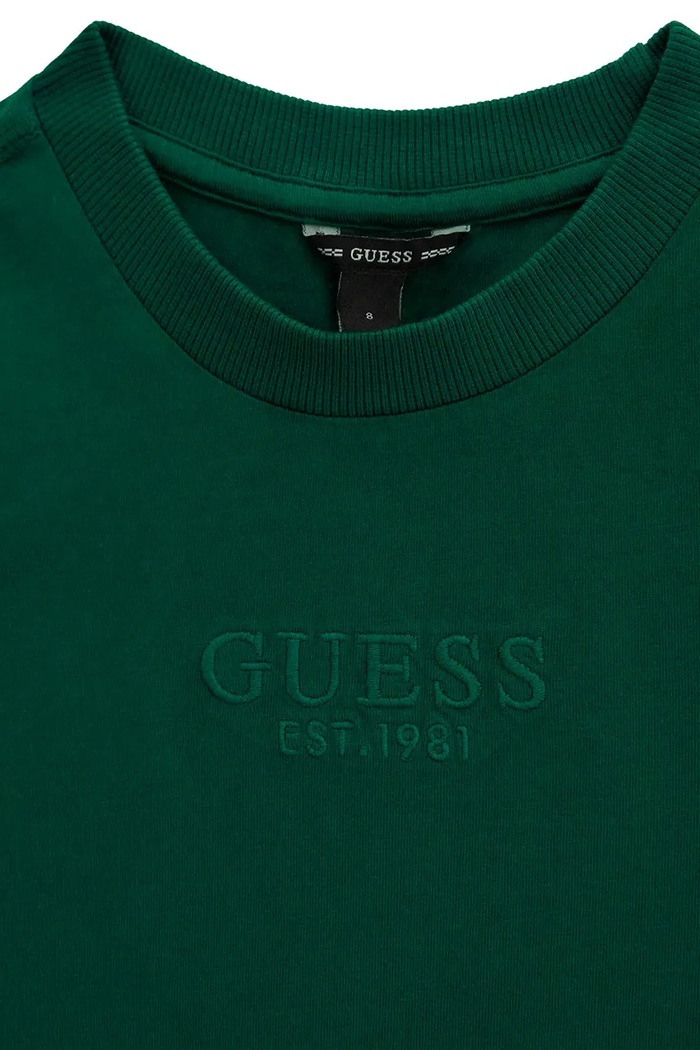 Chłopiec Guess T-shirt dziecięcy bawełniany L5RI36.K8HM4.9BY2 turkusowy
