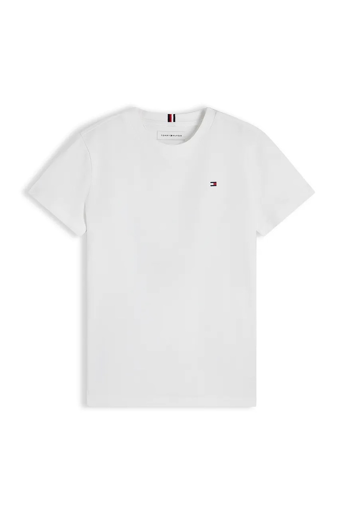 Tommy Hilfiger тениска за деца от памук KB0KB10591.104.122.9BY2 бял AW26
