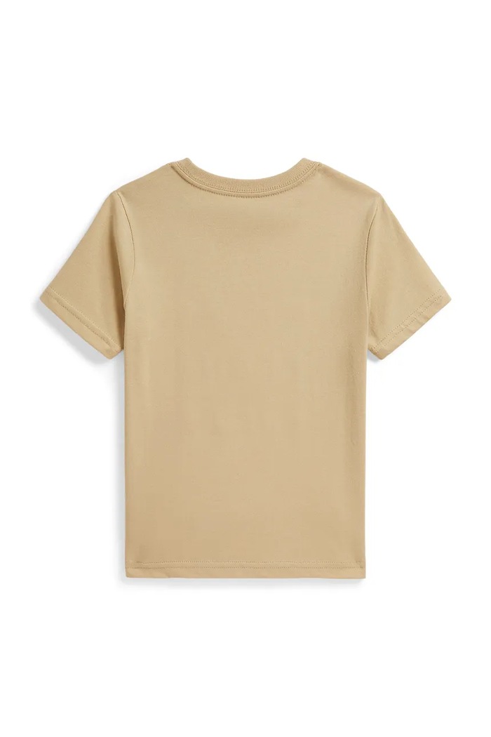 Polo Ralph Lauren t-shirt παιδικό βαμβακερό 322B18305001 μπεζ AW26