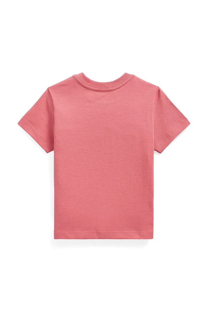 Polo Ralph Lauren tričko dojčenské bavlnené 320B18890001 ružová AW26