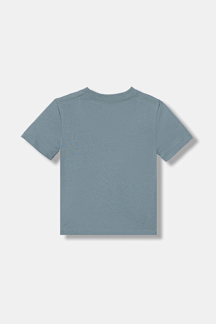 Calvin Klein Jeans T-shirt dziecięcy bawełniany LVCKTJA40B.128.176.9BY2 niebieski AW26